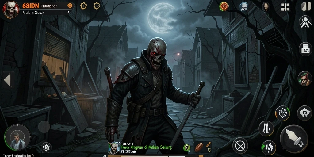 Tampilan gameplay menakutkan di 68IDN yang penuh ketegangan.