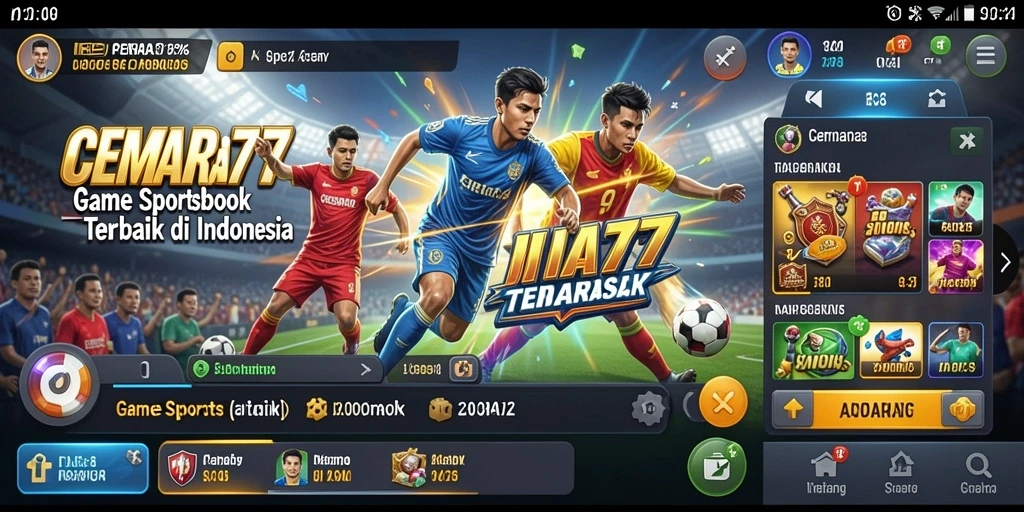 Tangkapan layar gameplay CEMARA77 dalam taruhan olahraga yang mengasyikkan.