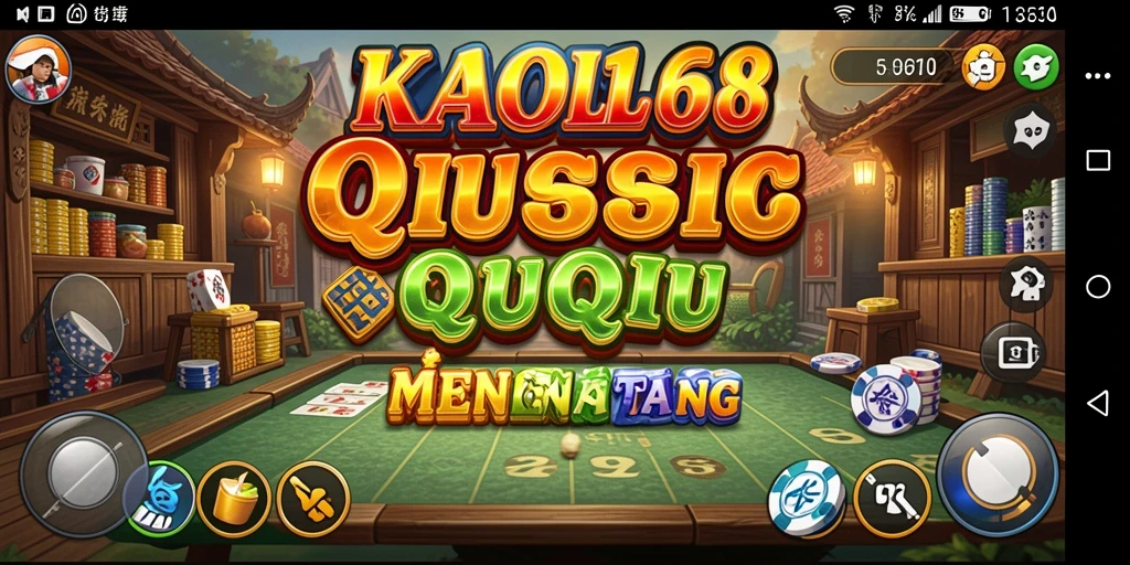 Screenshot gameplay KAOL68 menampilkan duel seru QiuQiu.