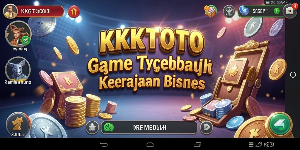 Gameplay KPKTOTO menampilkan pengelolaan bisnis yang seru.