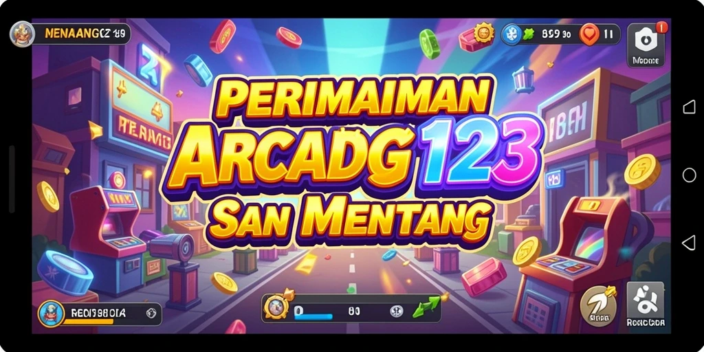 Tampilan seru gameplay Arcade dalam MENANG123 yang penuh aksi.