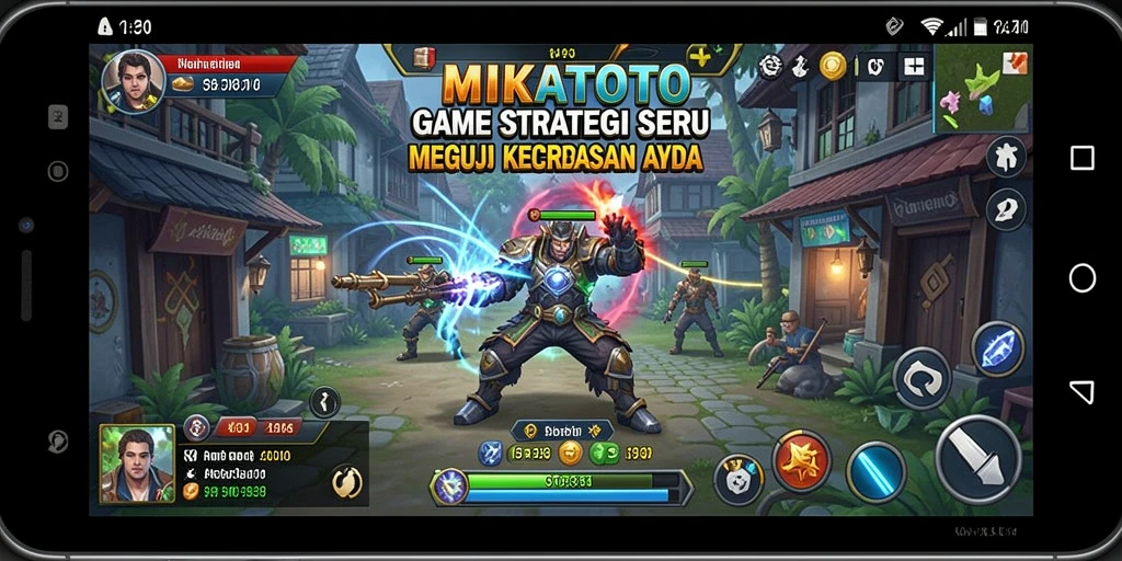 Tampilan gameplay SLG yang seru dan mendebarkan di MIKATOTO.