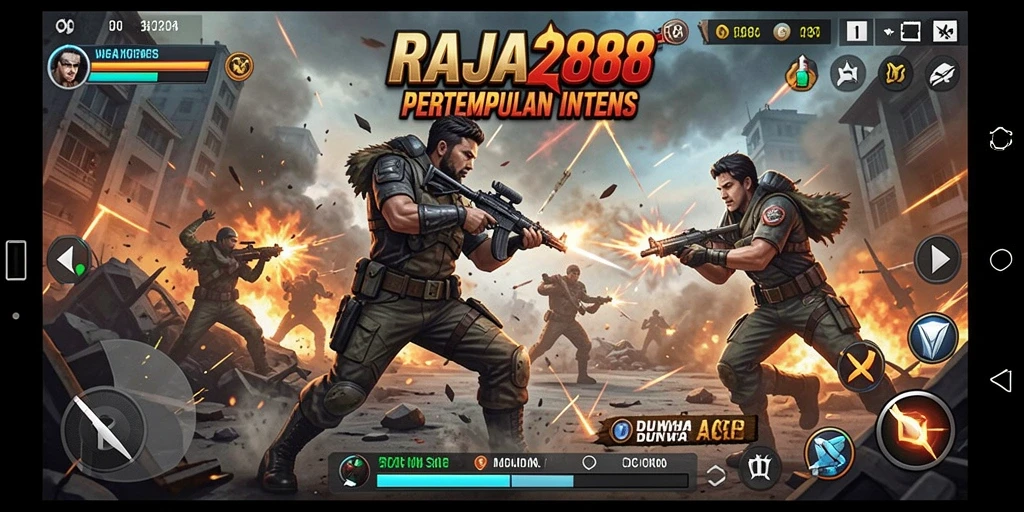 Tampilan intens dari pertempuran di RAJA288 dengan grafis yang memukau.